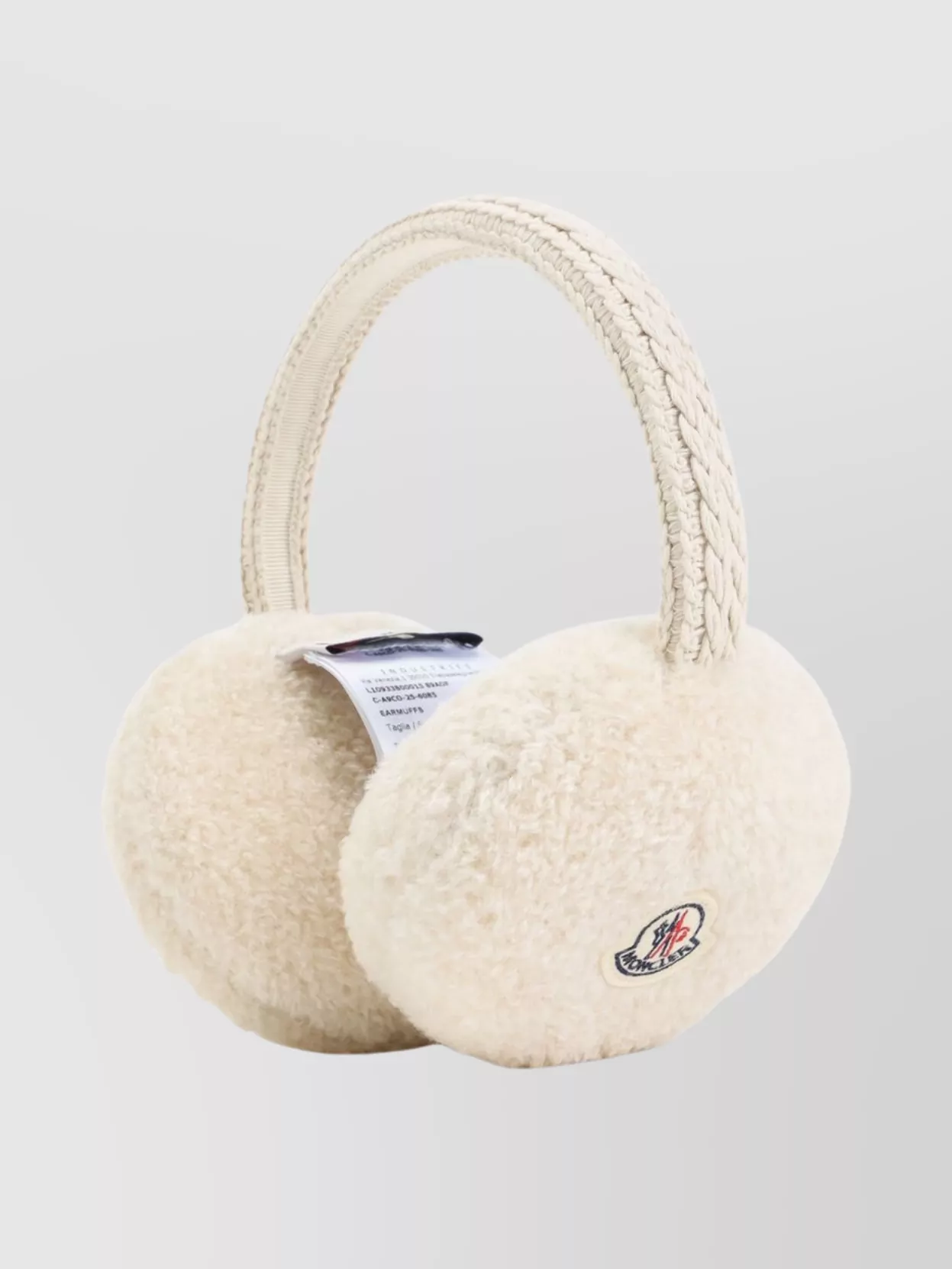 Moncler Cozy Faux Fur Braided Headband