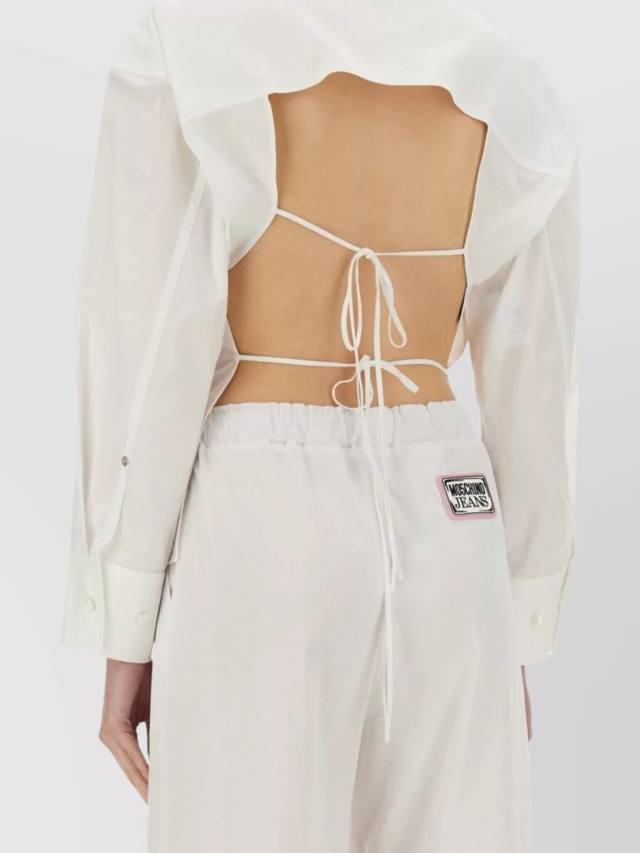 Moschino Cotton Shirt Long Sleeves