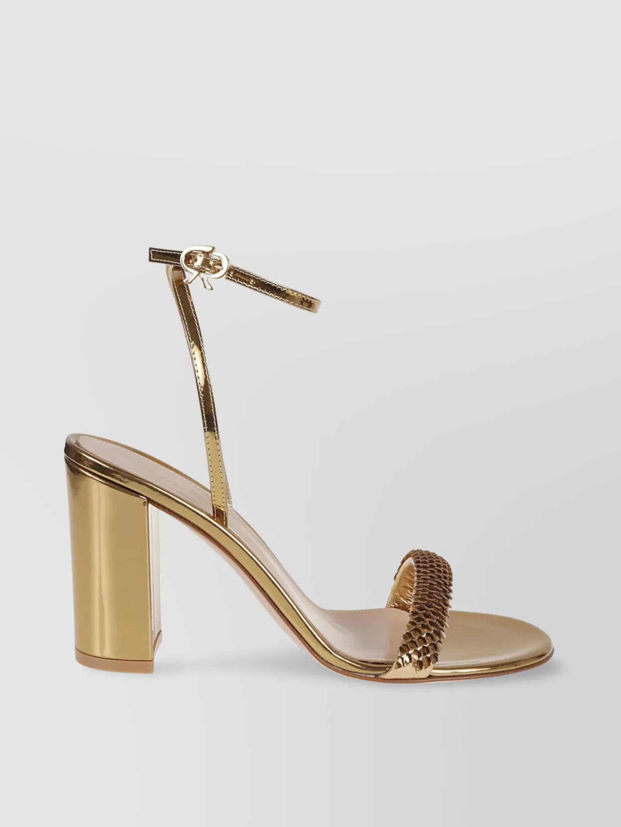 Gianvito Rossi Calissa Sandals With Iconic Ribbon Buckle