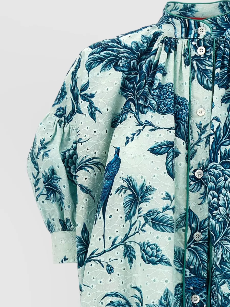 F.r.s For Restless Sleepers Cotton Floral-Print Maxi Dress