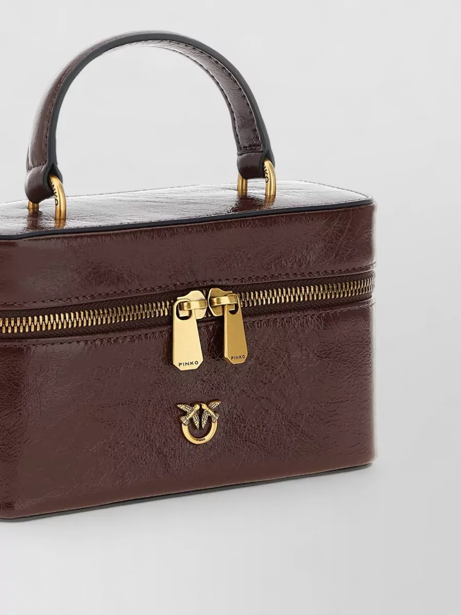 Pinko Mini Calfskin Clutch Bag