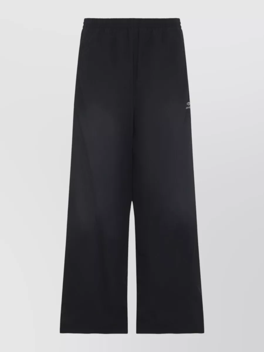 Balenciaga Relaxed-Fit Wide-Leg Track Pants