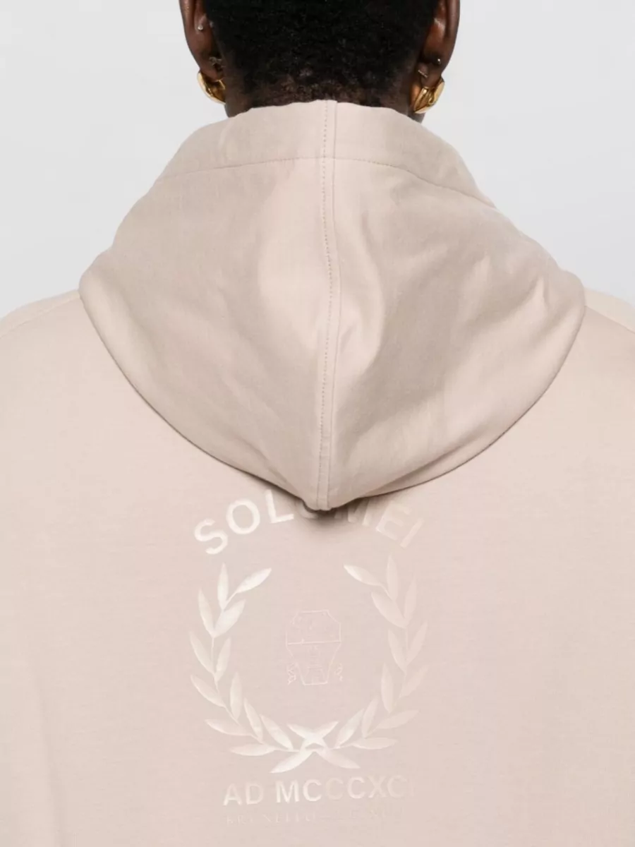 Brunello Cucinelli Cotton Hooded Sweatshirt Drawstring Hood Pocket