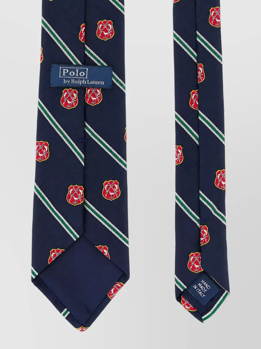 Polo Ralph Lauren Silk ribbed striped tie