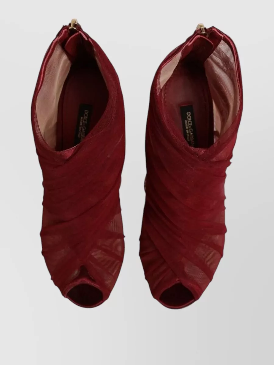 Dolce&Gabbana Tulle Ankle Boots