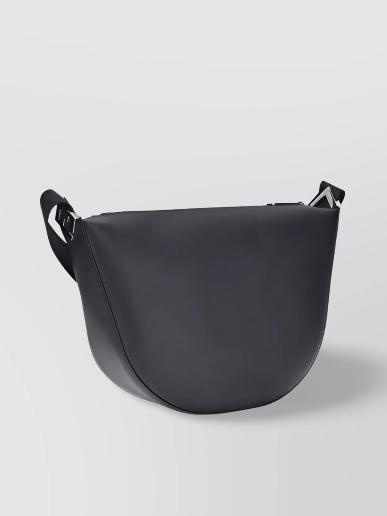 Fendi Half-Moon Leather Shoulder Bag