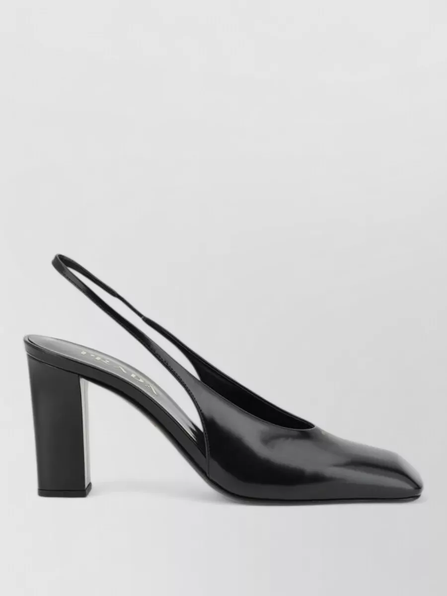 Prada Leather Slingback Pumps