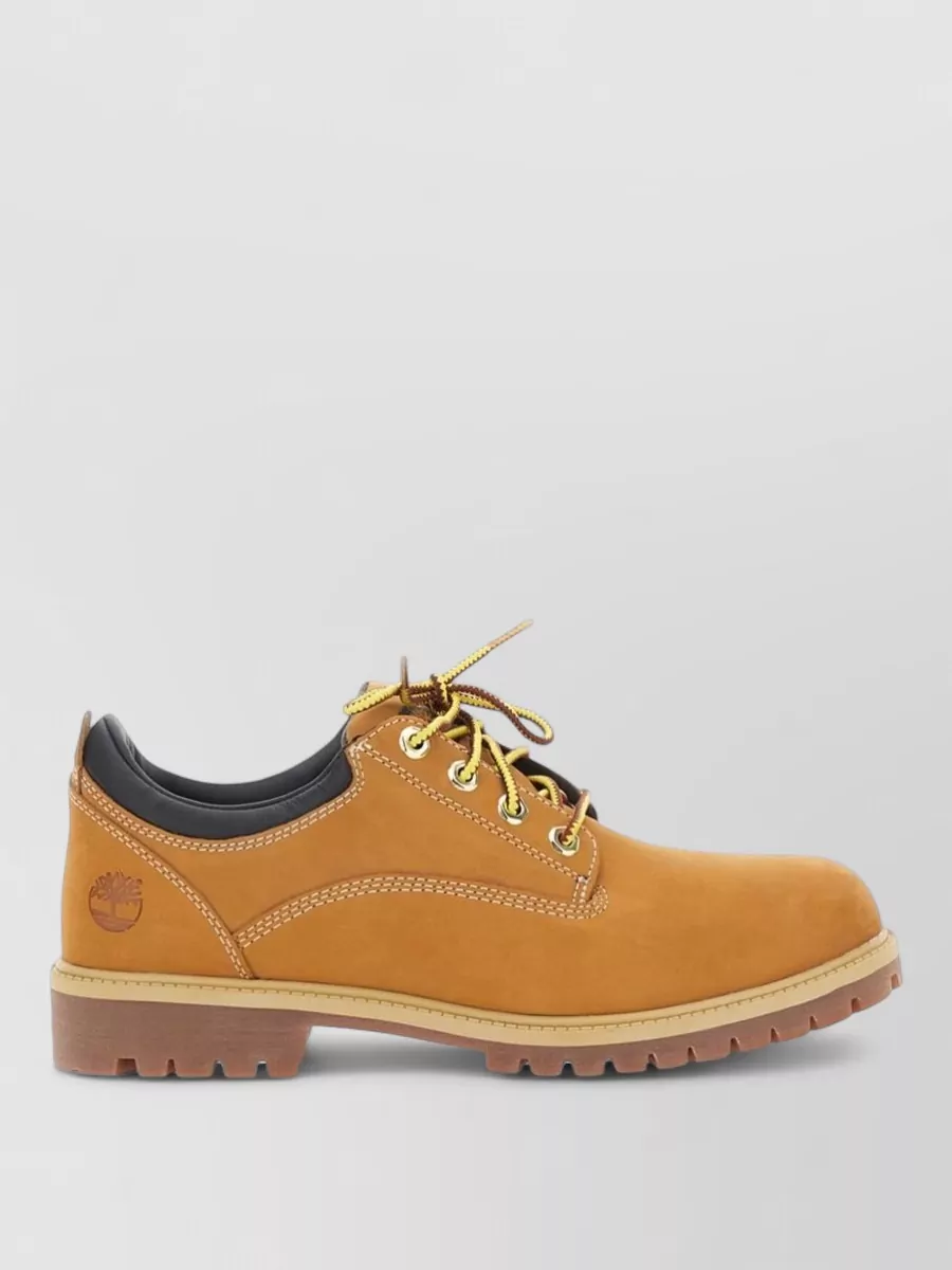 Timberland Calf Leather Lace-Up Ankle Boots