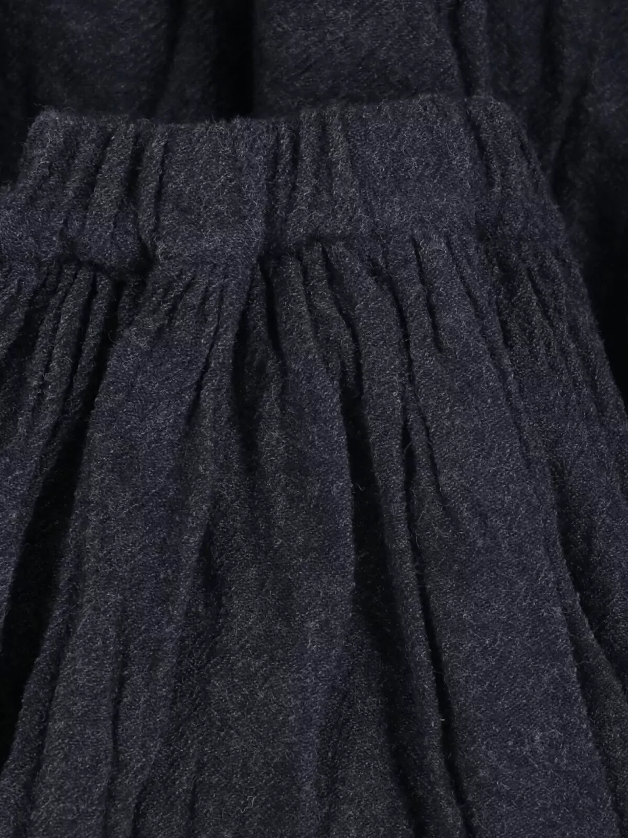Daniela Gregis Wool Midi Skirt
