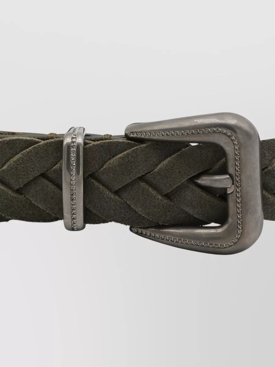 Brunello Cucinelli Adjustable Braided Belts For Versatile Style