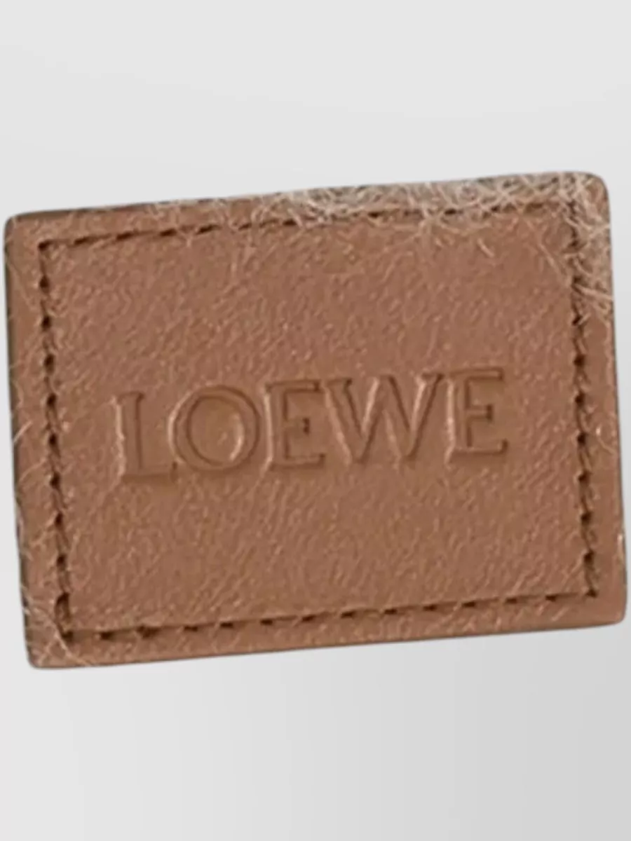 Loewe Brushed Finish Scarf Featuring Fringed Edges