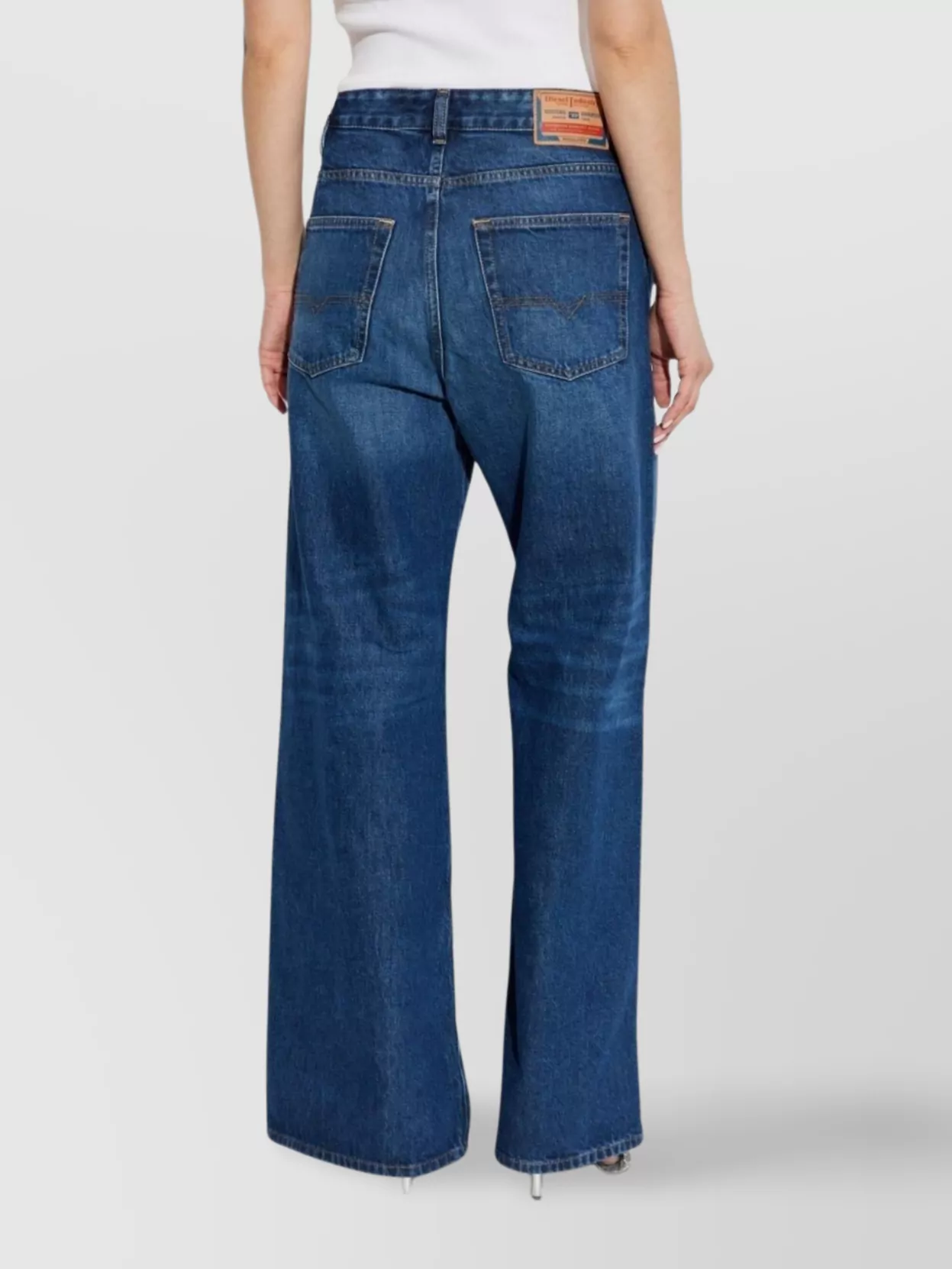 Diesel Straight Wide Leg Trousers