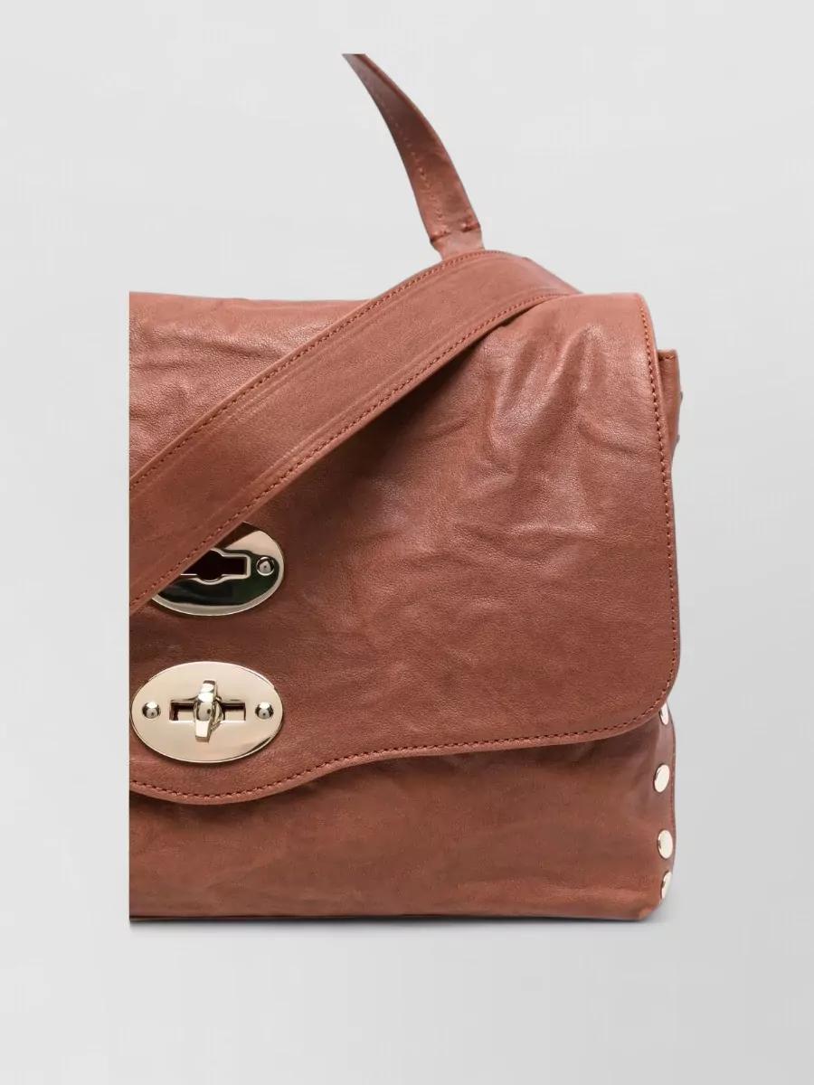 Zanellato Lamb Leather Shoulder Bag