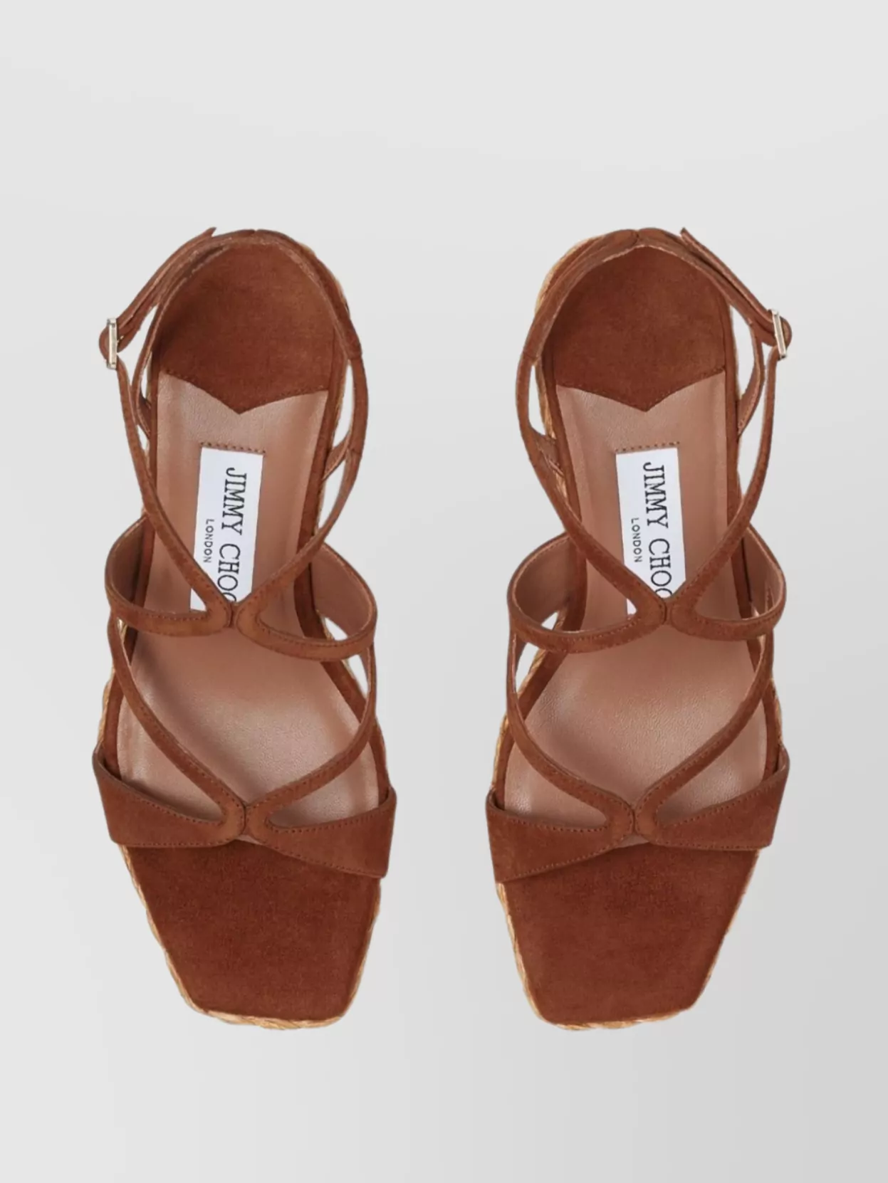 Jimmy Choo Ayla 85 Wedge Heel Espadrille Sandals