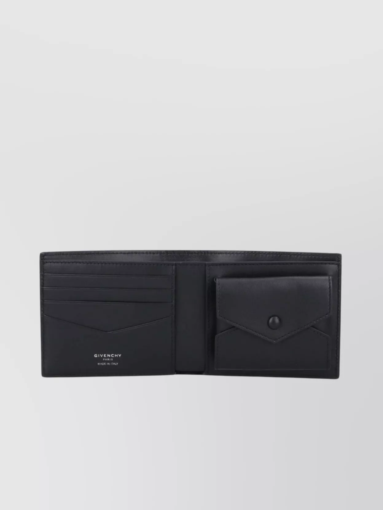 Givenchy Textured Leather Bi-Fold Wallets