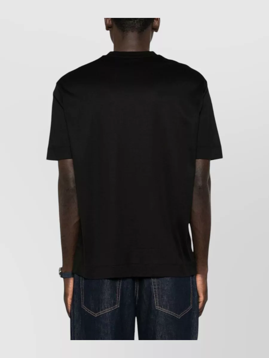 Emporio Armani Logo-Print Crew-Neck Short-Sleeve T-Shirt