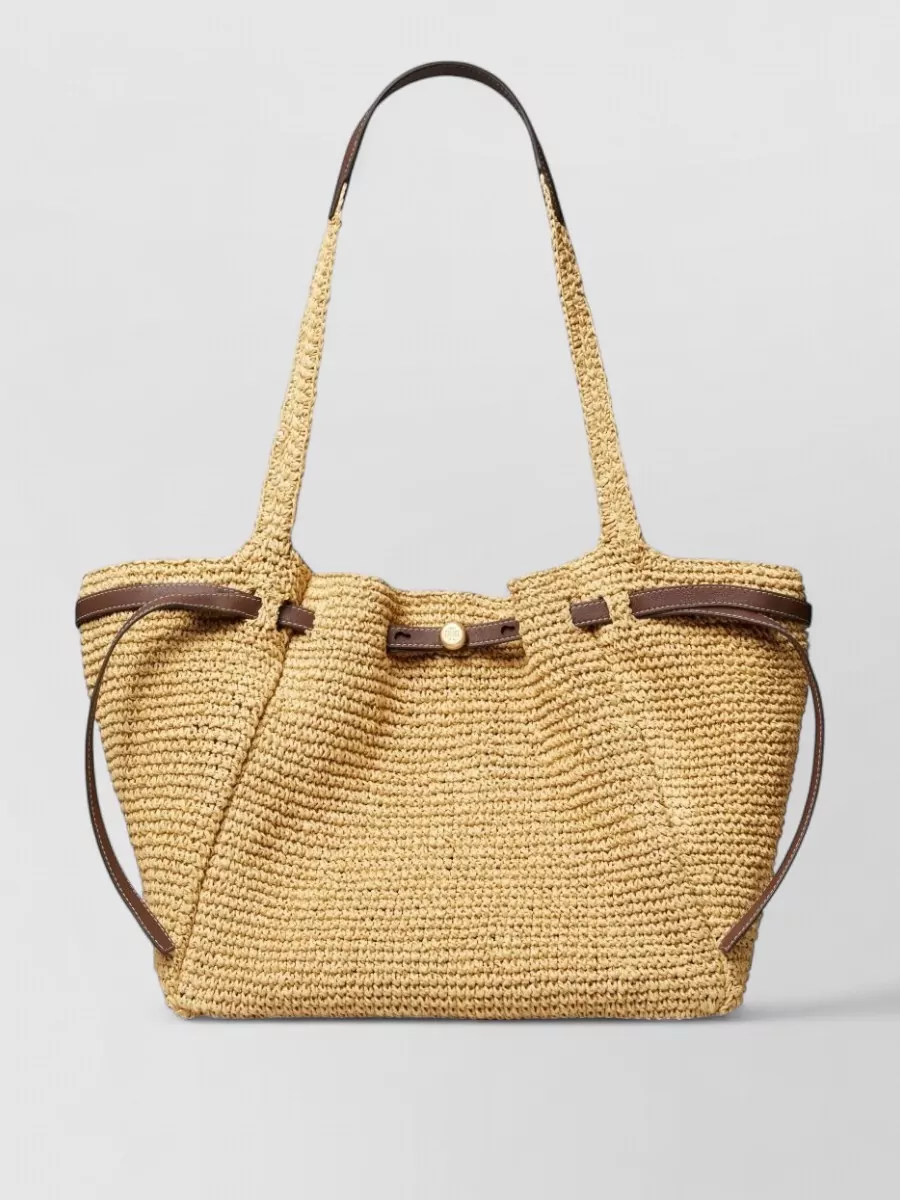 Tory Burch romy straw beach bag