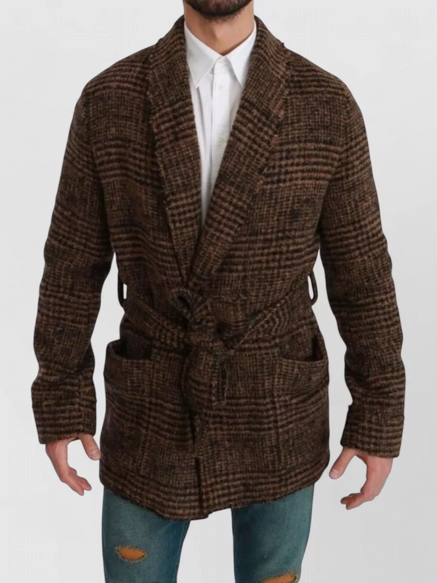 Dolce&Gabbana Checked single breasted coat