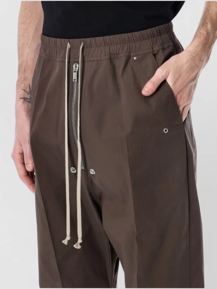 Rick Owens Bela Loose Fit Dropped Crotch Pants