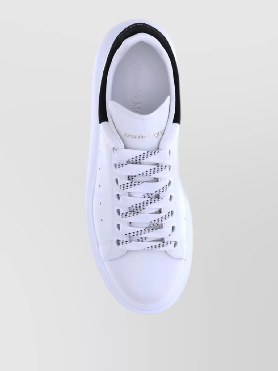 Alexander Mcqueen Leather Low-Top Sneakers