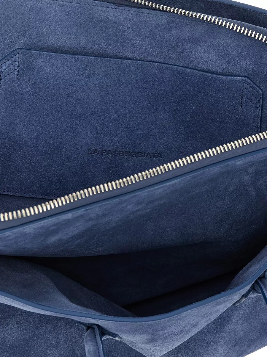 The Attico La Passeggiata Medium Shoulder Bag Suede