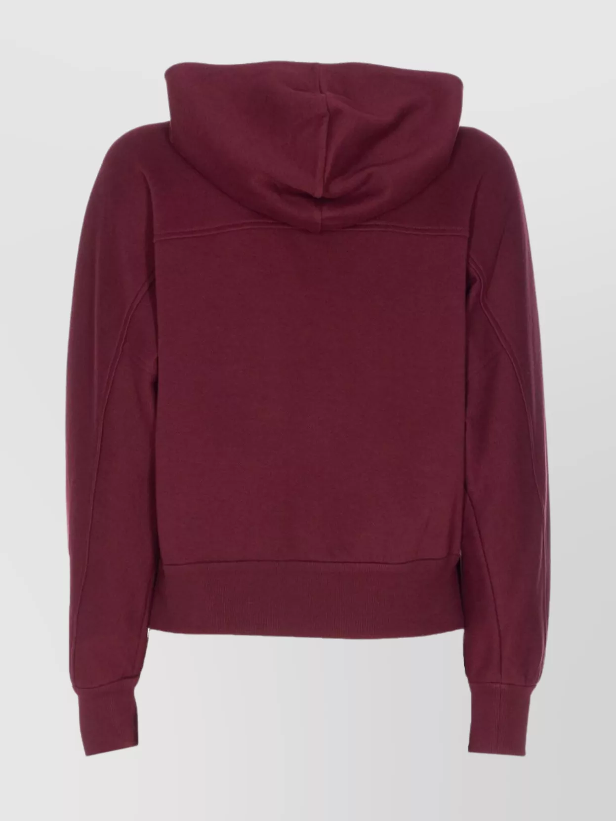 Brunello Cucinelli Zip Up Sweatshirt With Hood And Pockets In Burgundy