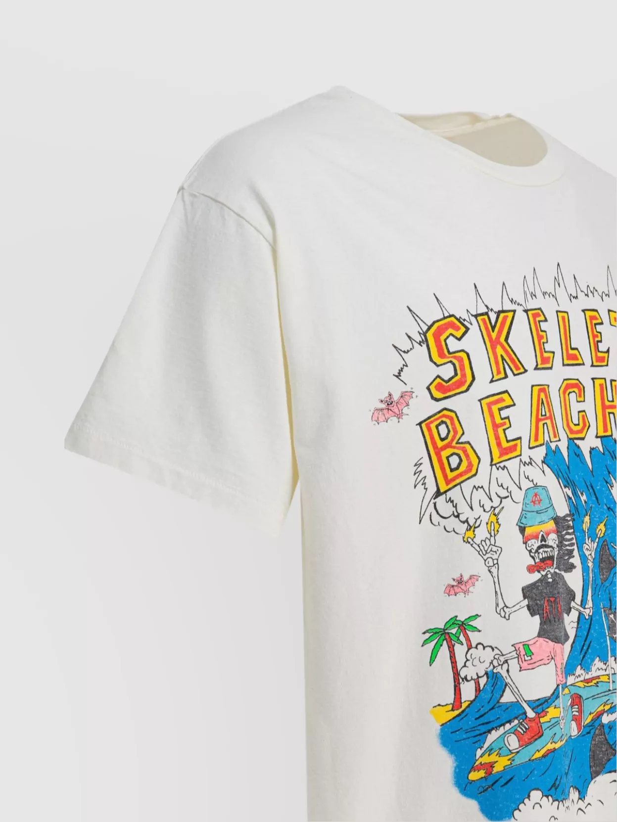 Gallery Dept. Surfing Skeleton Graphic T-Shirt