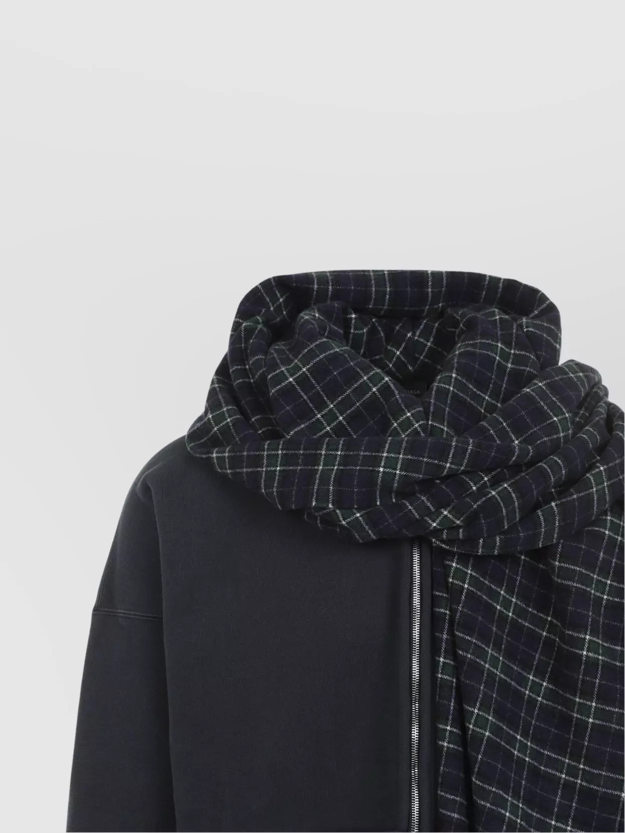 BALENCIAGA｜HOODIES/SWEATS (744441 TRVK2 1041) New tape type sweatshirt BALENCIAGA 744441 TRVK21041 - Ancote