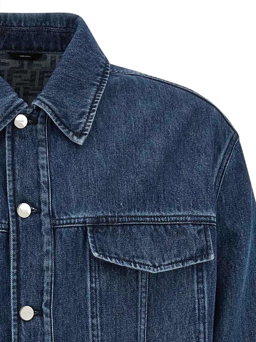 Fendi Denim Oversized Jacket
