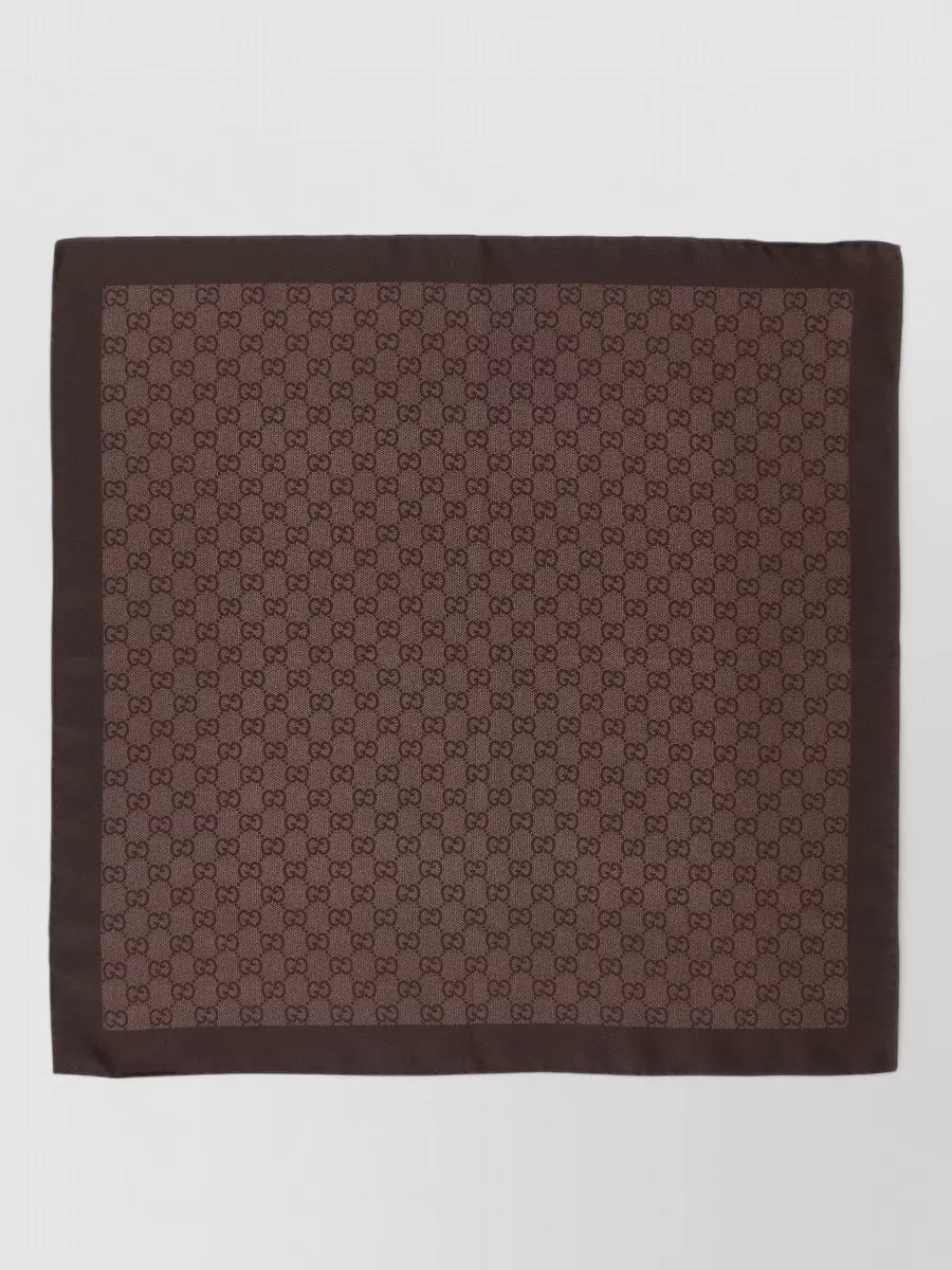 Gucci silk jacquard scarf