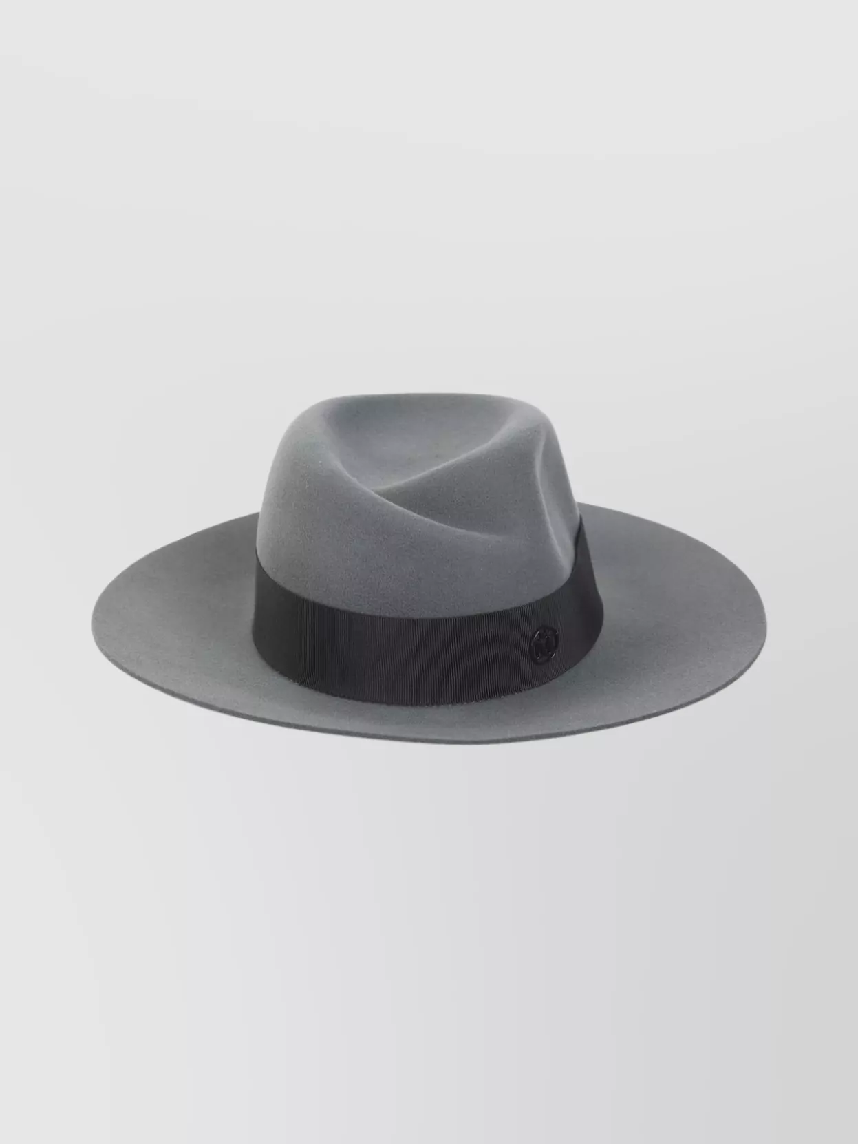 Maison Michel Wide Brim Hat Grosgrain Ribbon