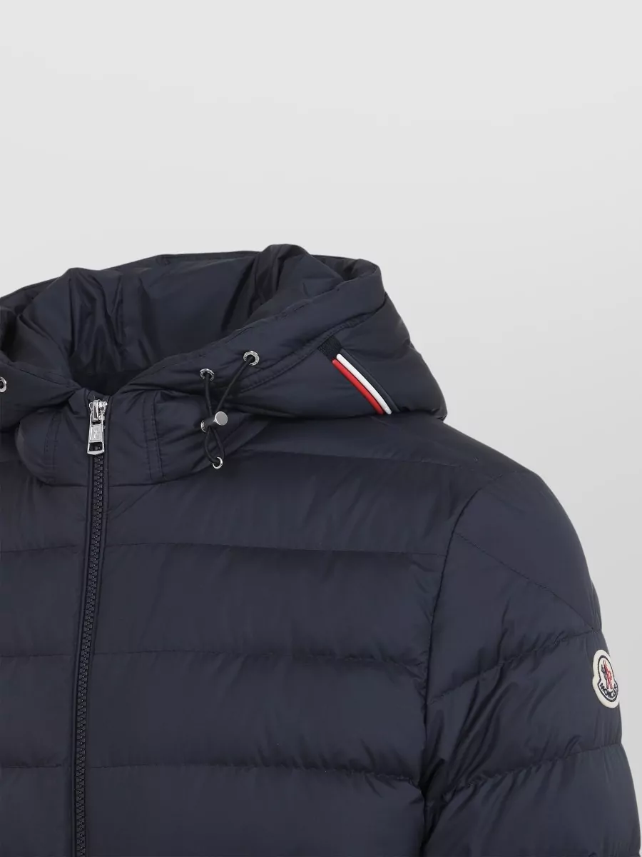 Moncler Hooded Quilted Jacket Drawstring Detail