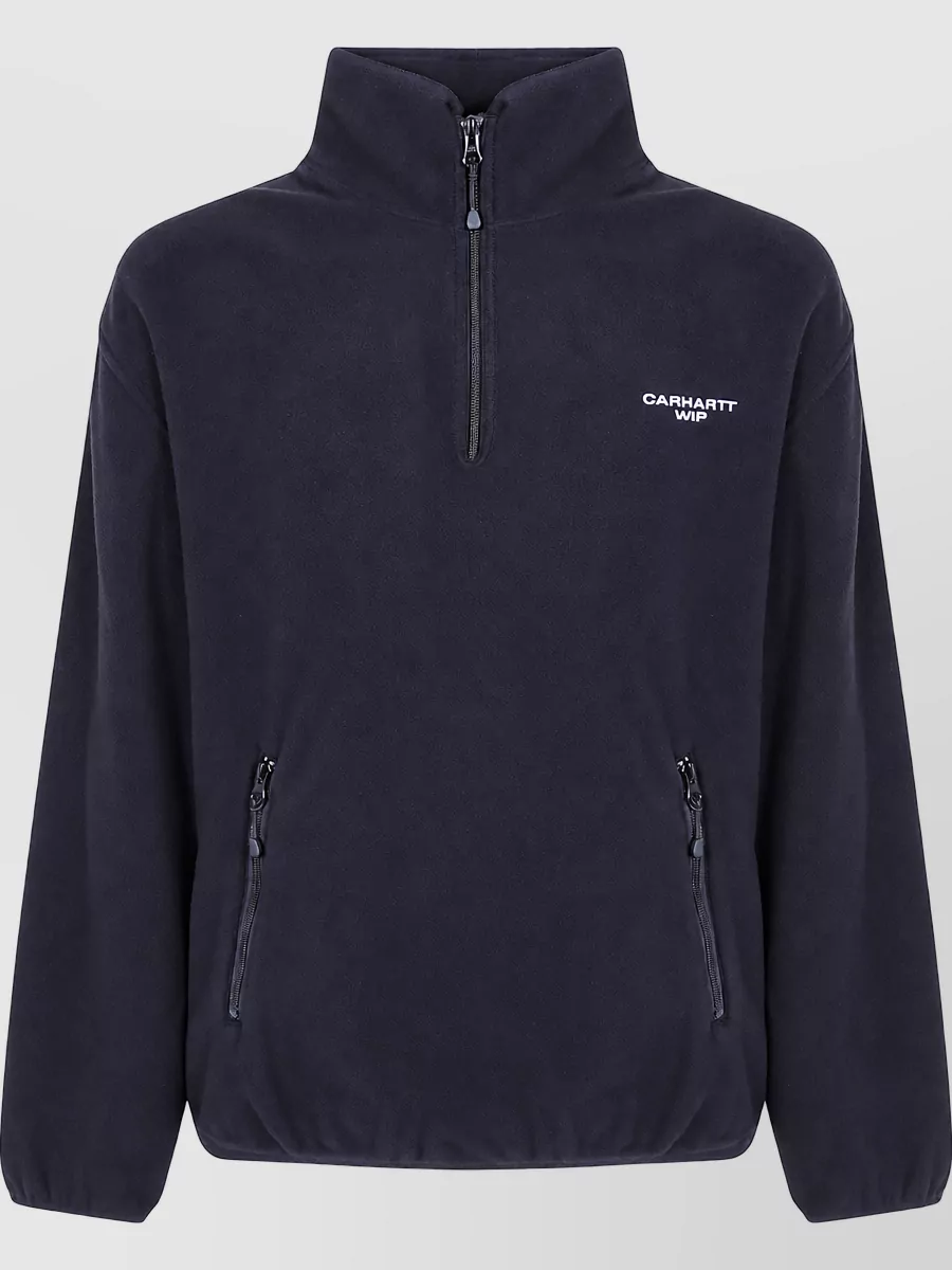 Carhartt Wip fleece half zip sweatshirt