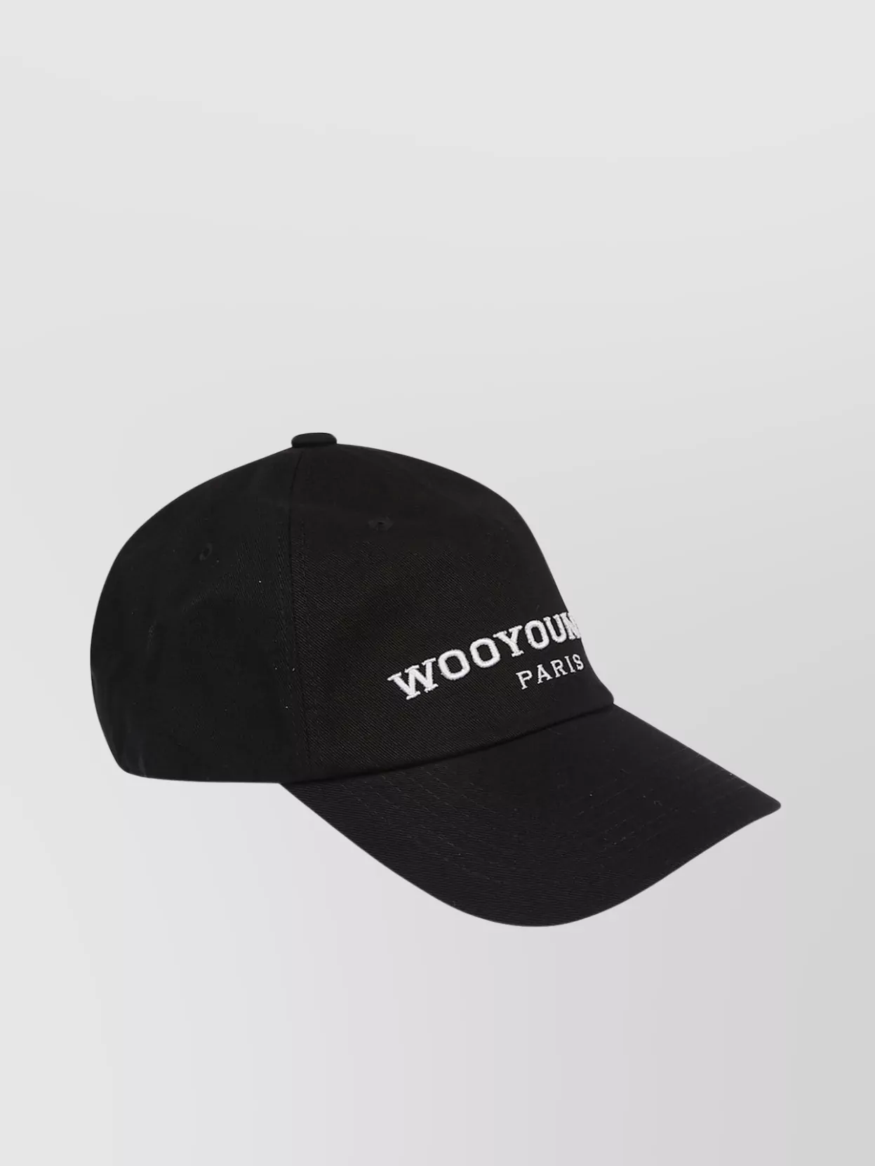 Wooyoungmi Logo Brim Curved Cap