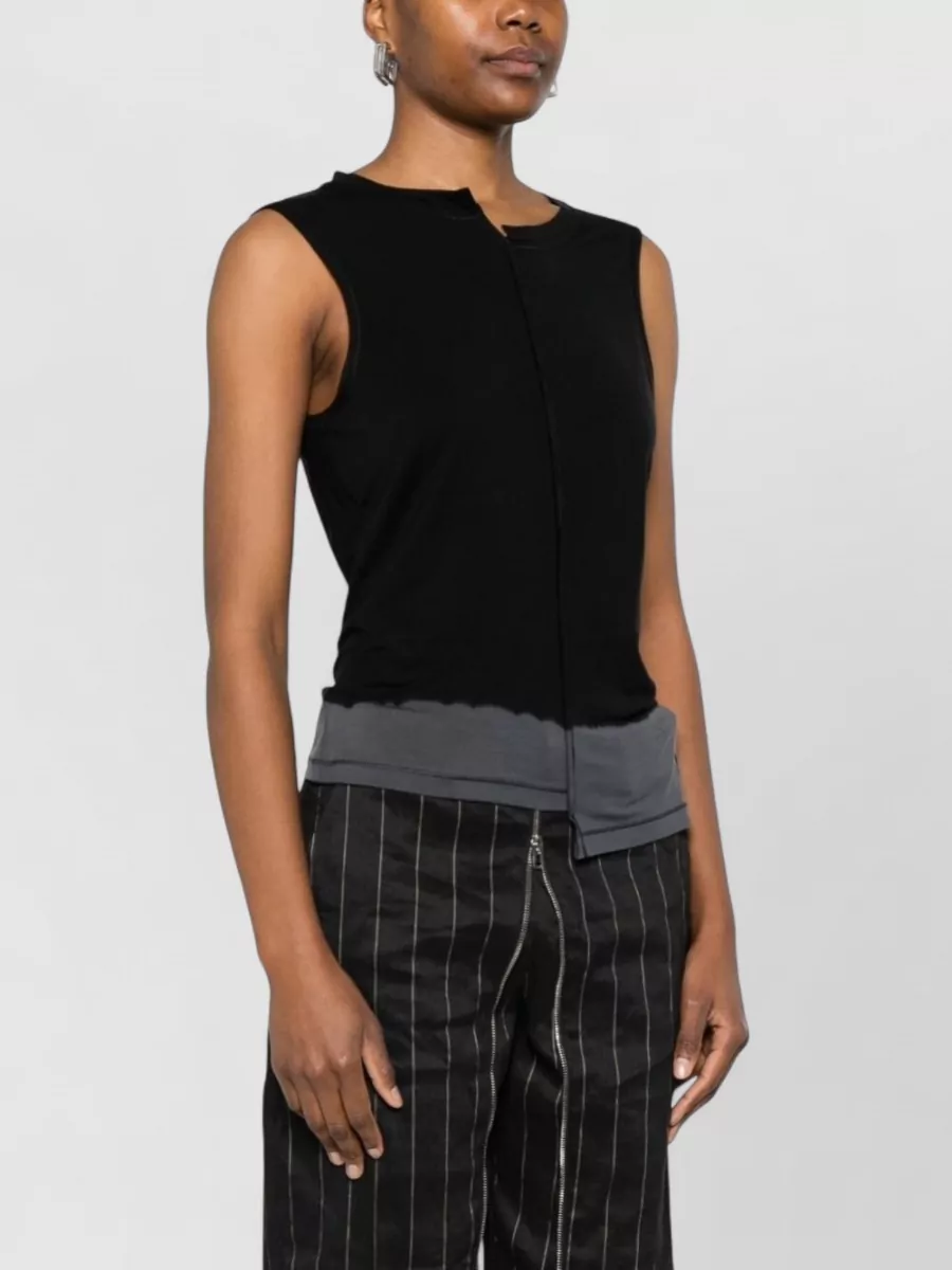 Y-3 Asymmetric Sleeveless Tank Top
