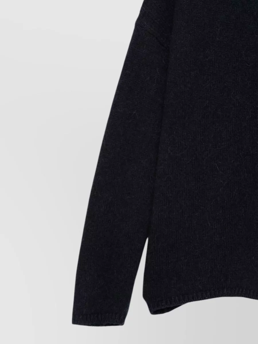 Apuntob Cashmere Fine-Knit Crew-Neck Sweatshirt