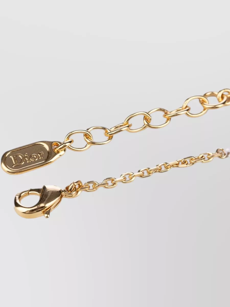 Christian Dior Crystal Pendant Necklace