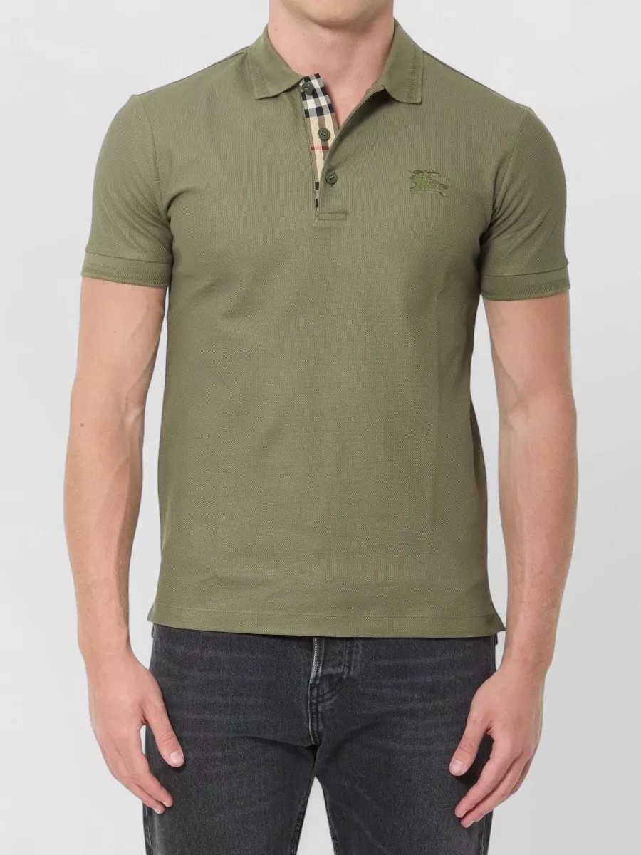Burberry Cotton slim-fit piqué polo shirt