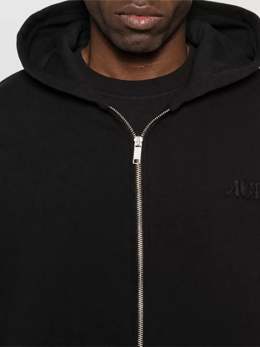 Autry Cotton Hooded Zip-Up Jacket
