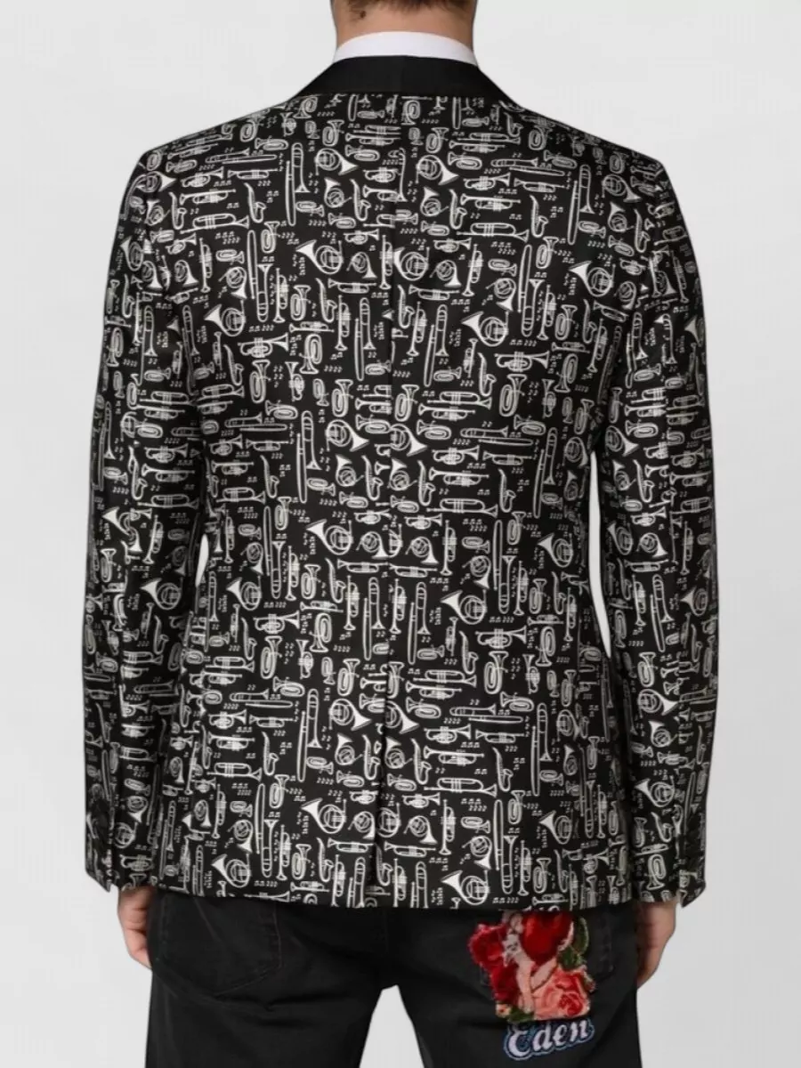 Dolce&Gabbana Silk Single Breasted Blazer