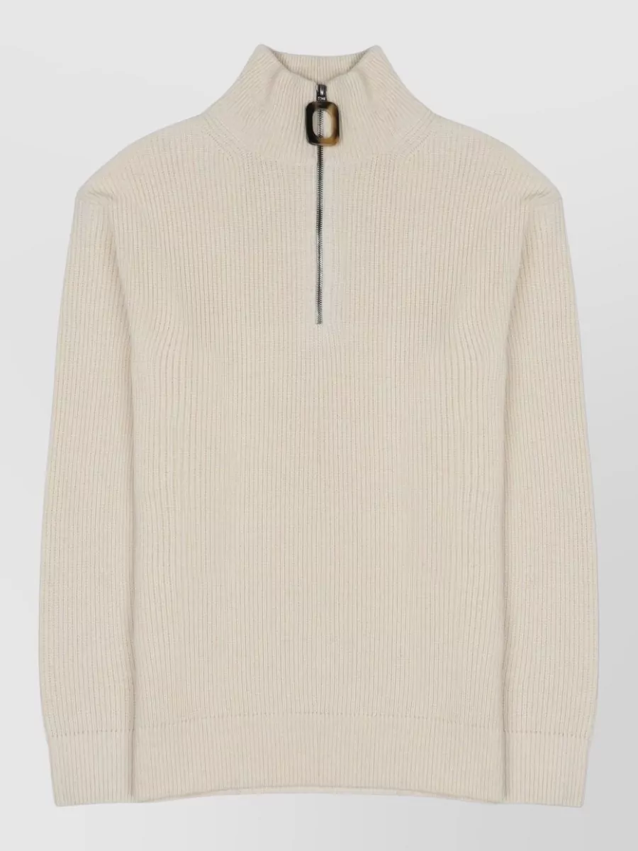 JW Anderson zip wool blend t-shirt