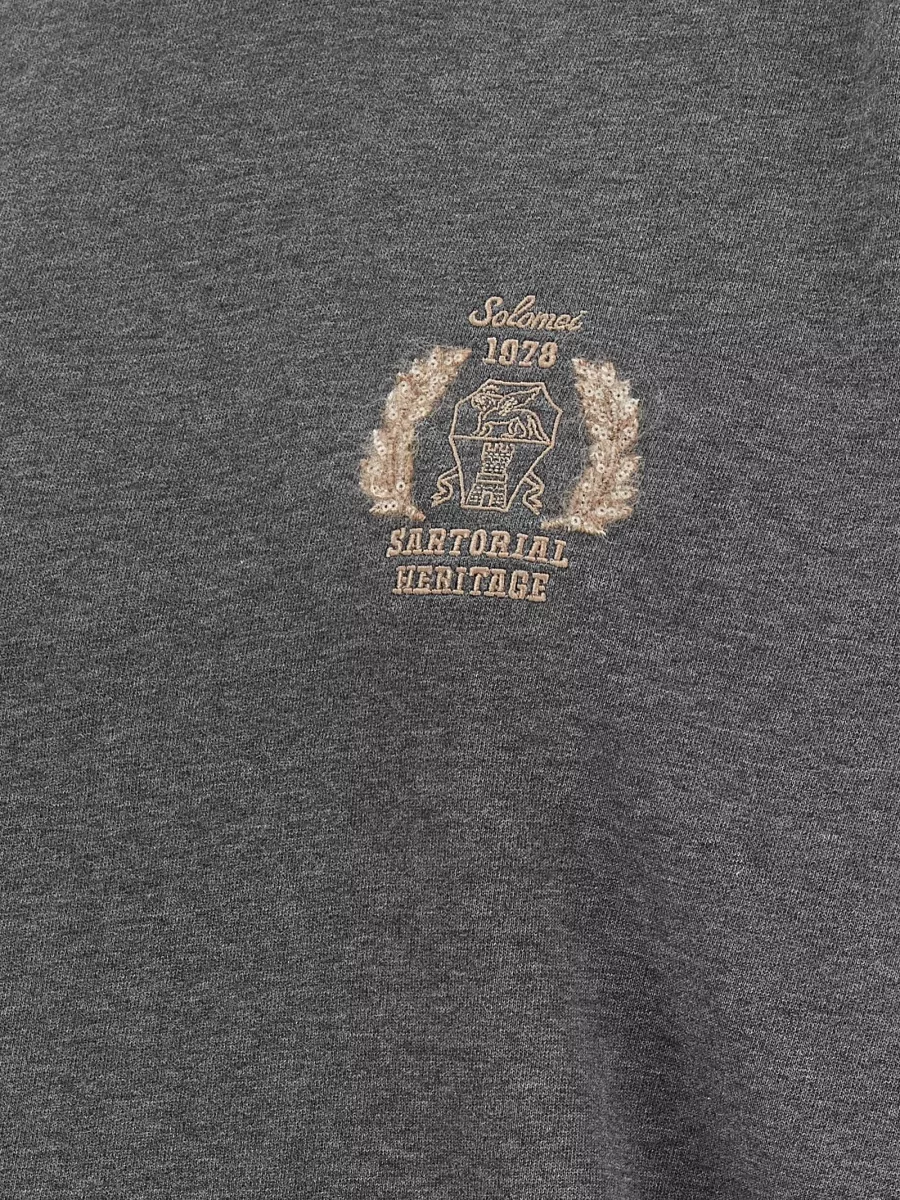 Brunello Cucinelli Embroidered Cotton Sweatshirt