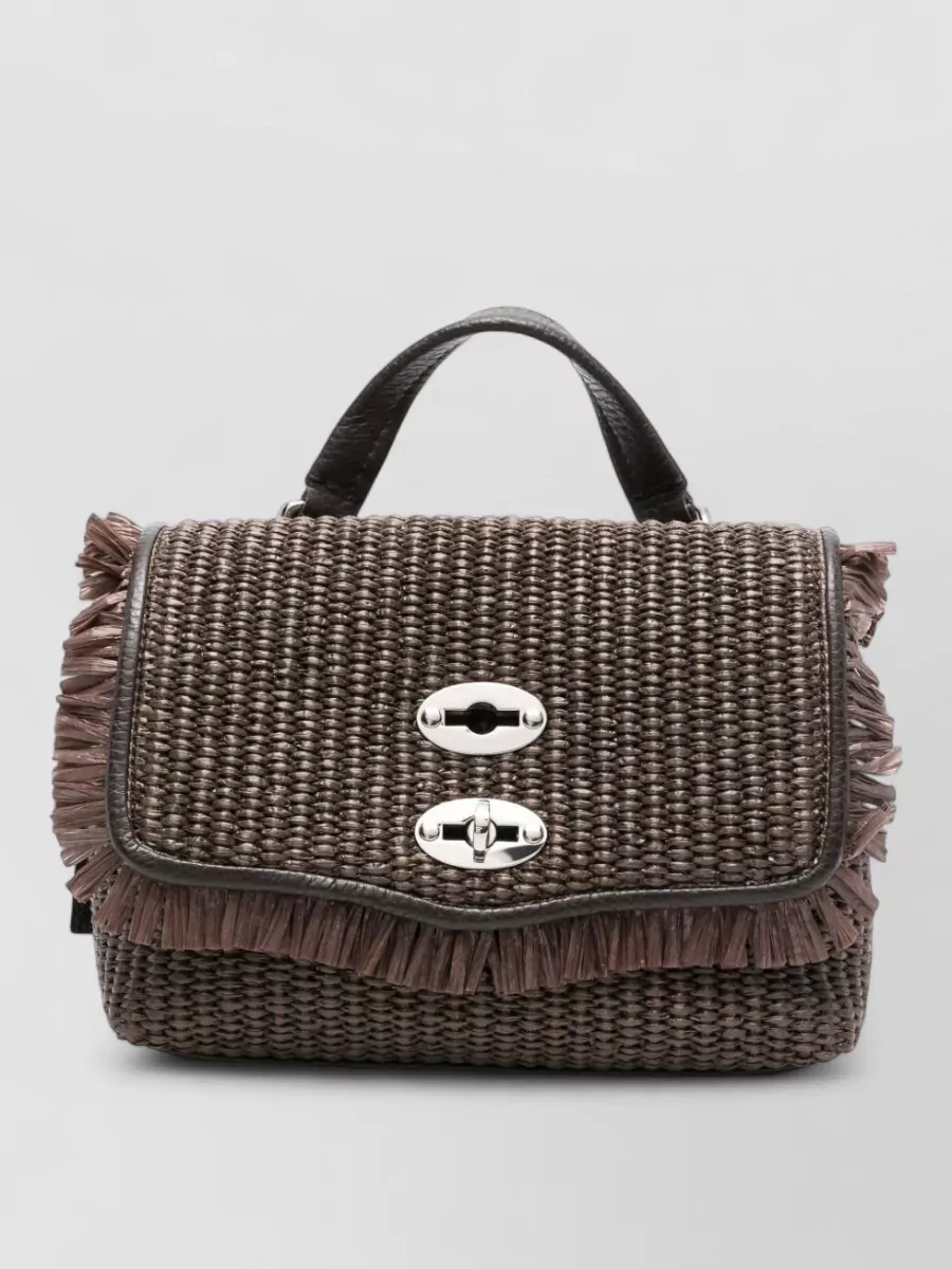 Zanellato Leather Fringe Shoulder Bag