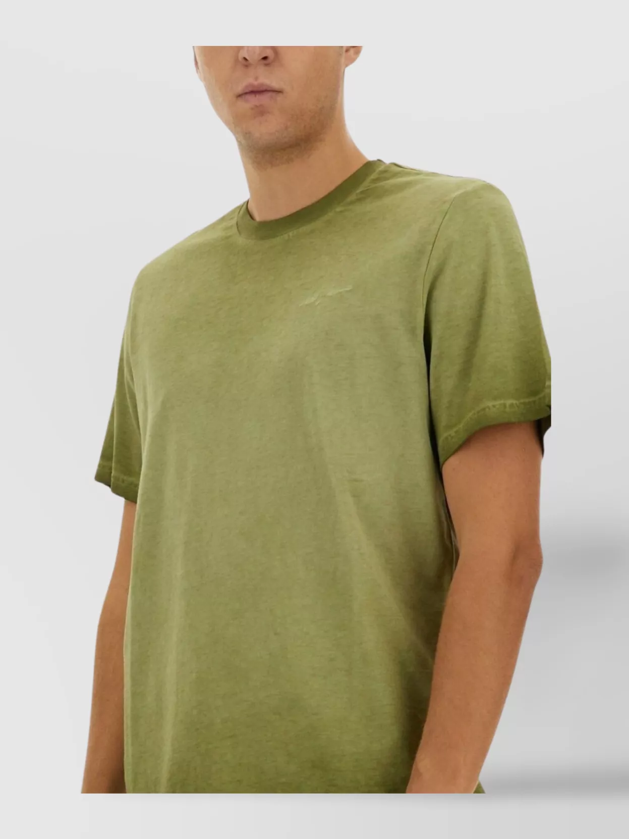 Msgm Round Neck Logo Print T-Shirt