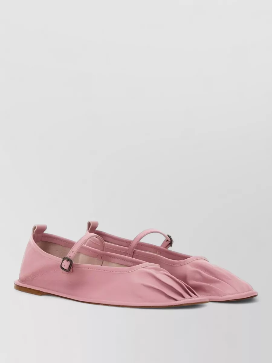 Hereu Leather Ballerina Shoes