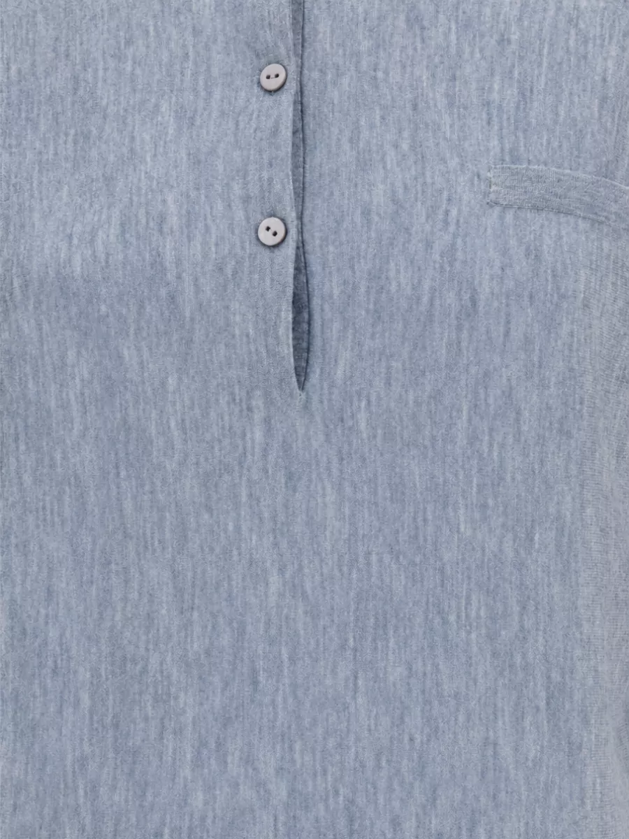 Lisa Yang cashmere polo sweater