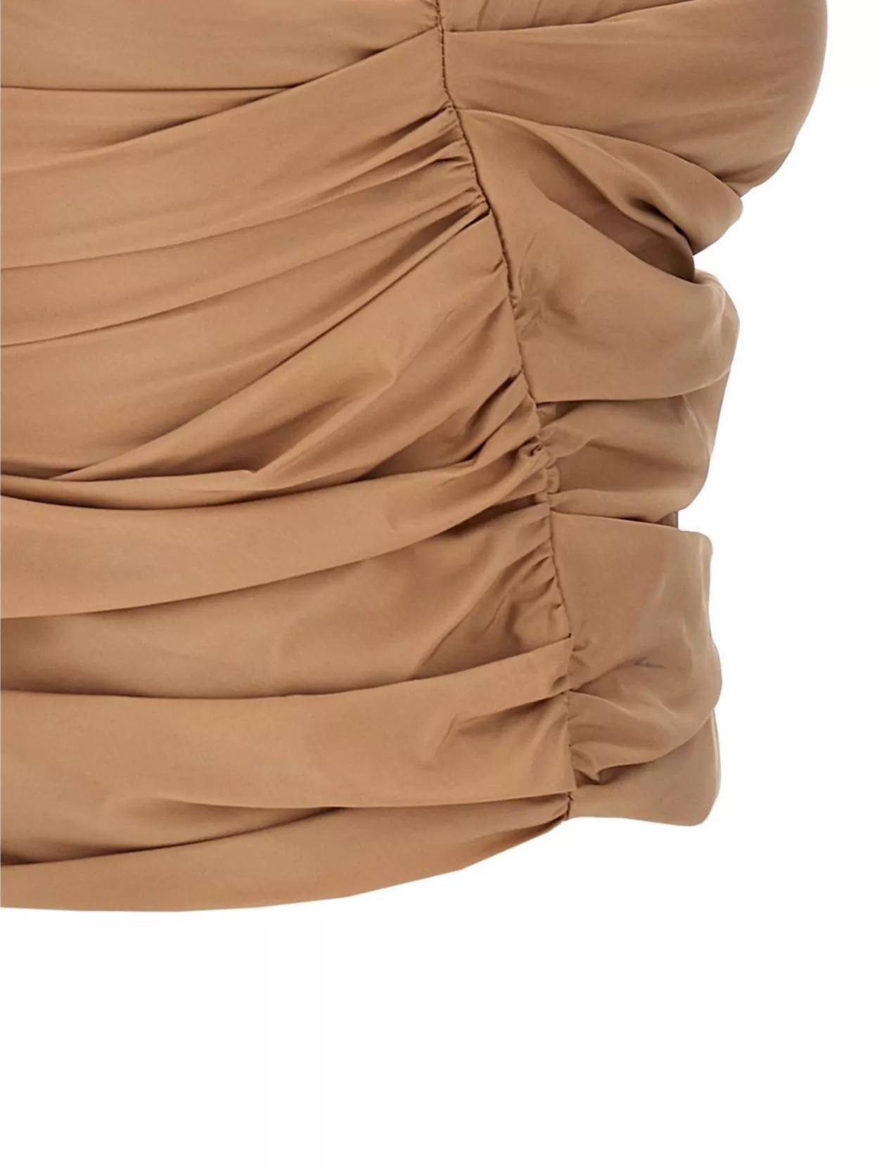 Pinko Asymmetrical One-shoulder Taffeta Top