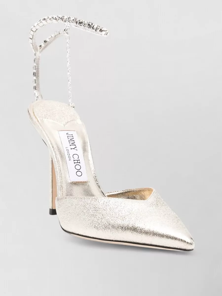 Jimmy Choo crystal-embellished saeda 100 pumps