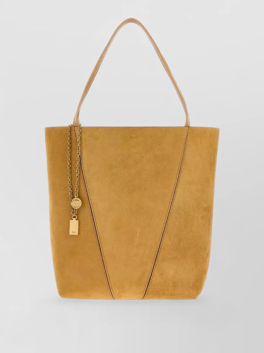 Chloé Chloé Spin Suede Tote Bag