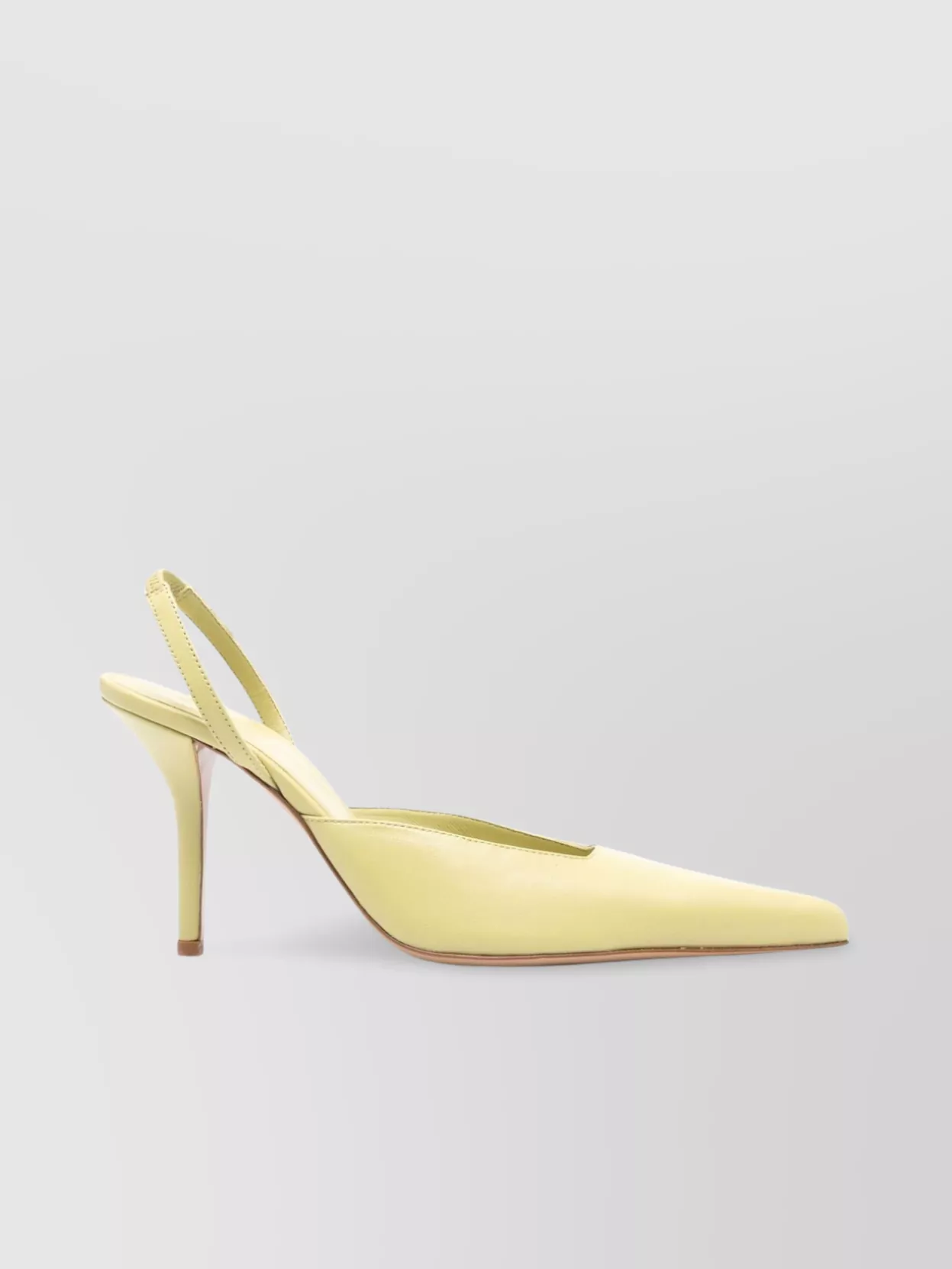 Gia Borghini Octavie Pointed Toe Leather Sandal